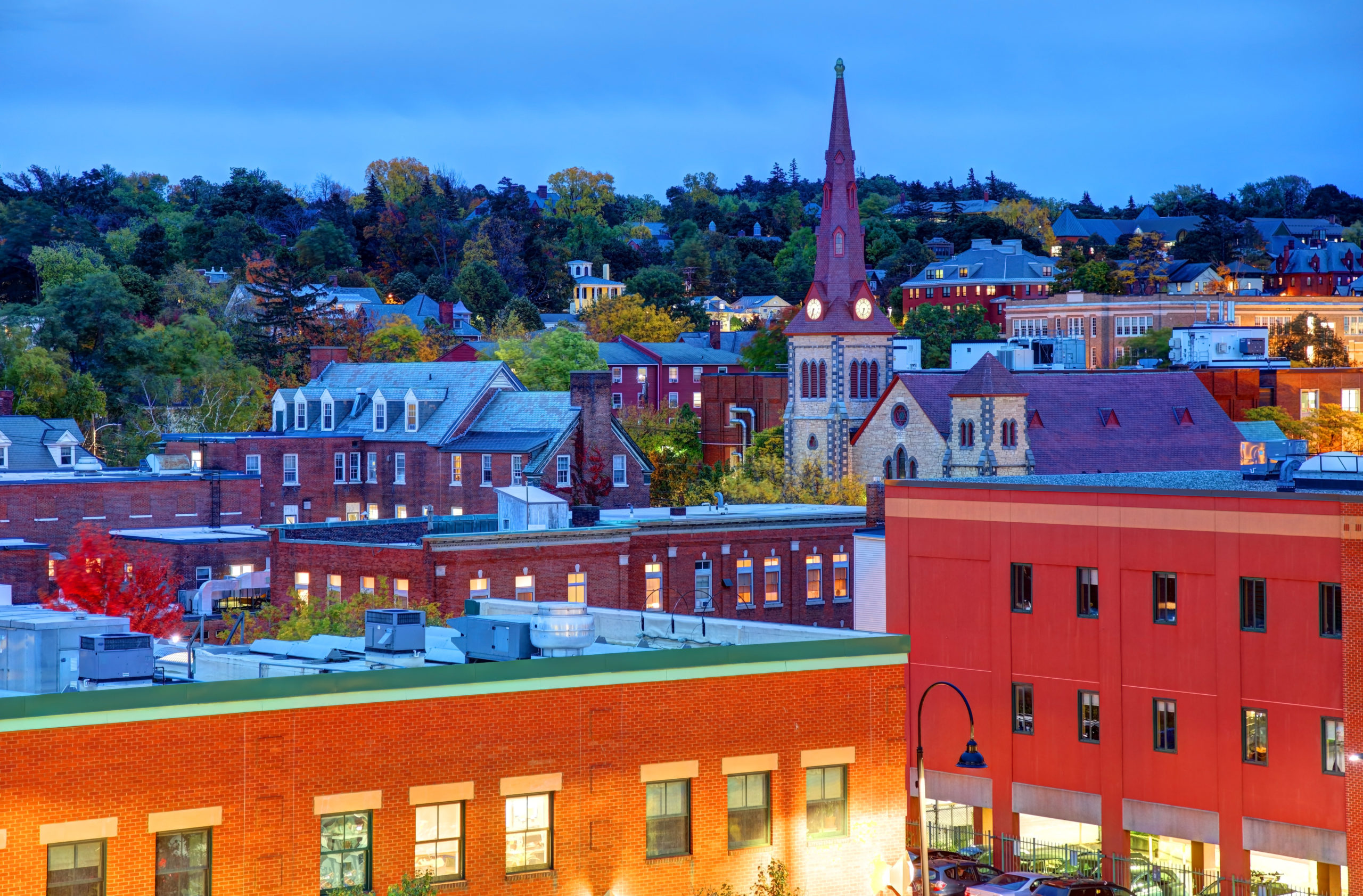 Burlington Vermont Skyline