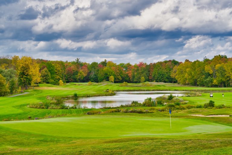 landscape view of a golf course