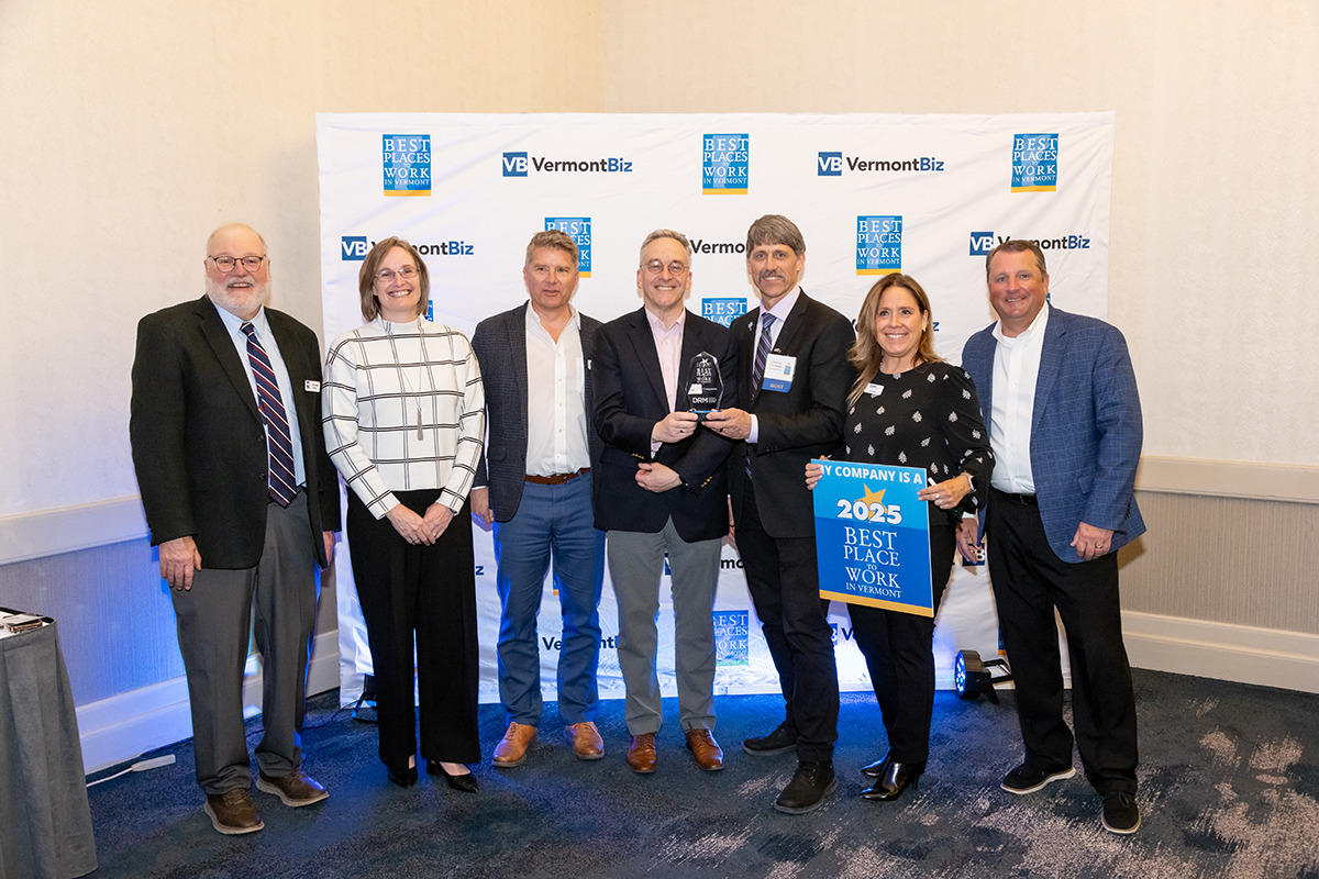 DRM Team accepting 2025 Best Places to Work award