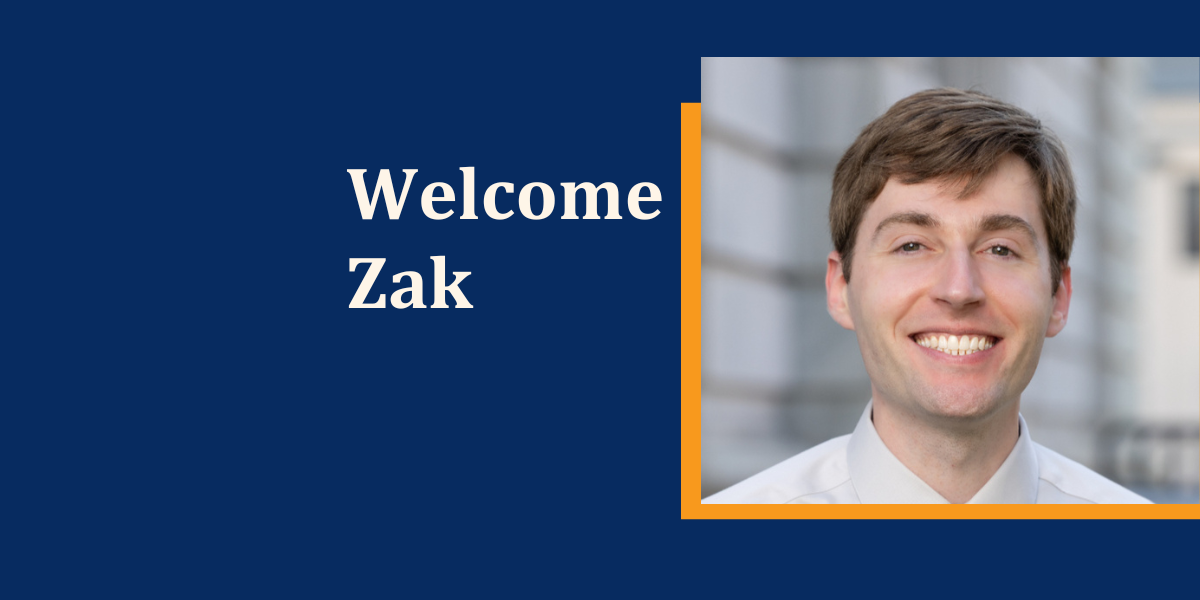 Welcome Zak Banner